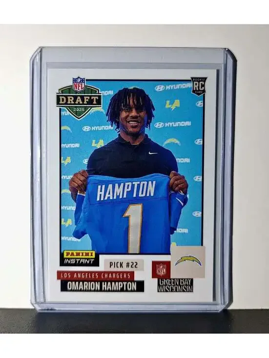 Omarion Hampton Rookie 2025 NFL Draft #14 Football Los Angeles Chargers 1 of 917