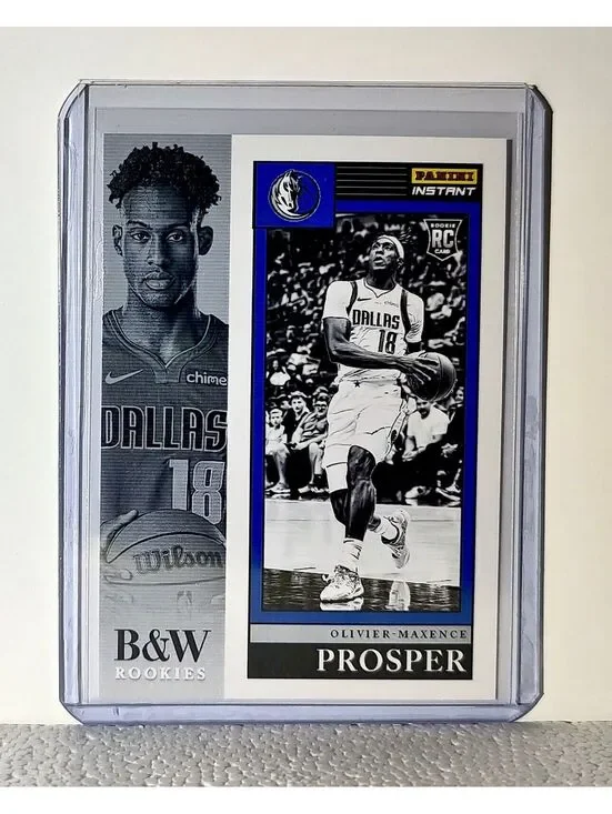Olivier-Maxence Prosper 2023-24 NBA #21 Black and White Rookies Card 1/326