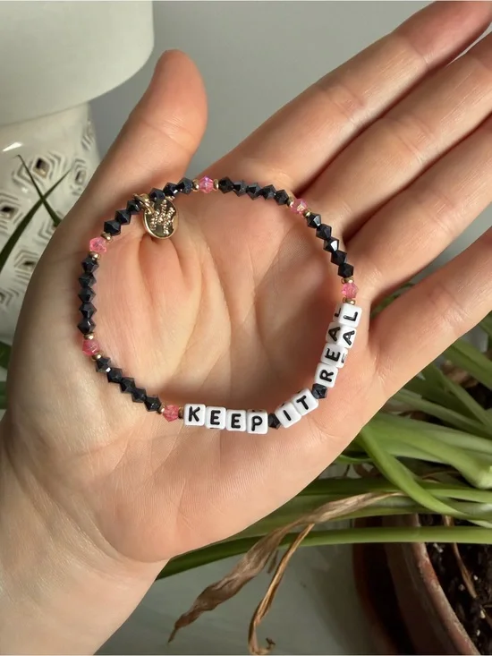Little Words Project Keep It Real Bracelet