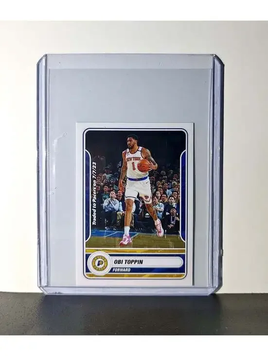 Obi Toppin 2023-24 Panini NBA #200 Sticker Card Indiana Pacers