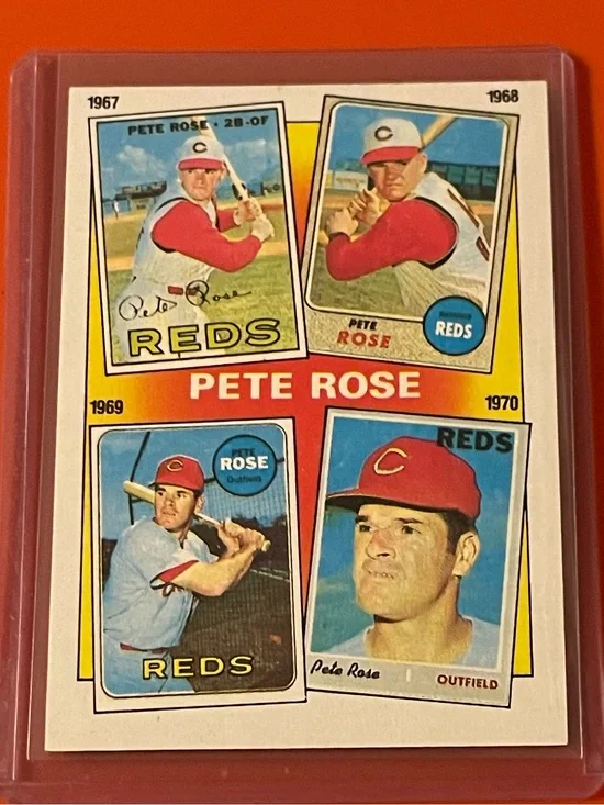 Pete Rose Years 1967-1970 #3 1986 Topps Baseball Trading Card