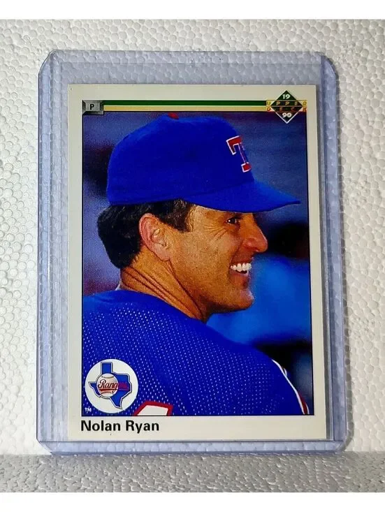 Nolan Ryan 1990 Upper Deck MLB #544 Baseball Card Texas Rangers