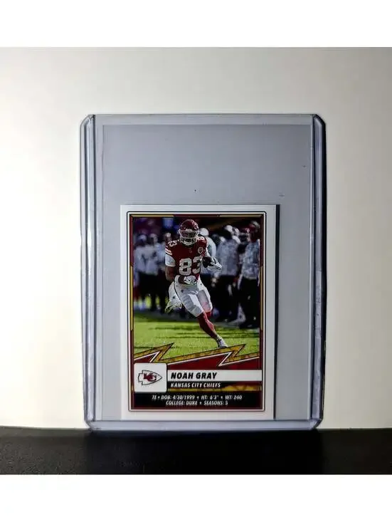 Noah Gray 2025 Panini NFL #254 Sticker Kansas City Chiefs