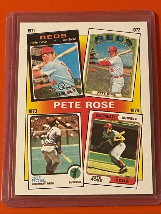 Pete Rose Years 1971-1974 #4 1986 Topps Baseball Trading Card