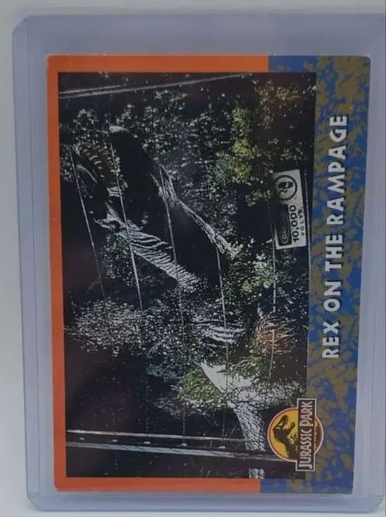 1993 Dynamic Marketing Jurassic Park #41 T-Rex Breaks The Barrier Card