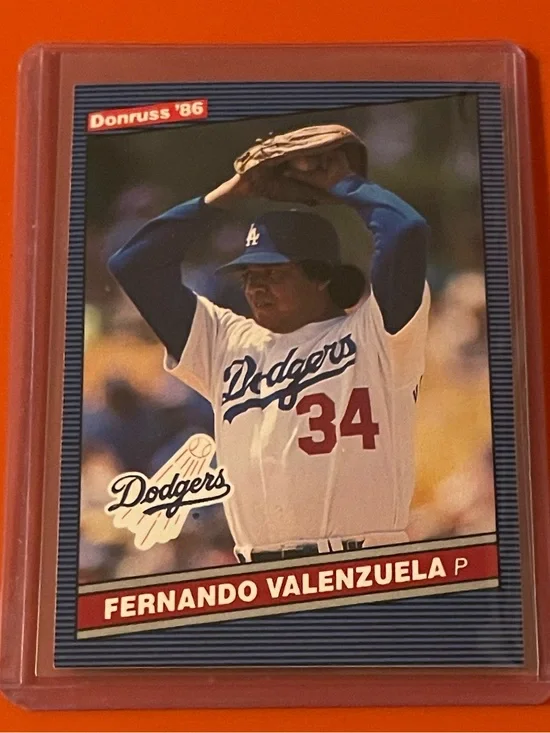 Fernando Valenzuela #215 1986 Donruss Baseball Trading Card