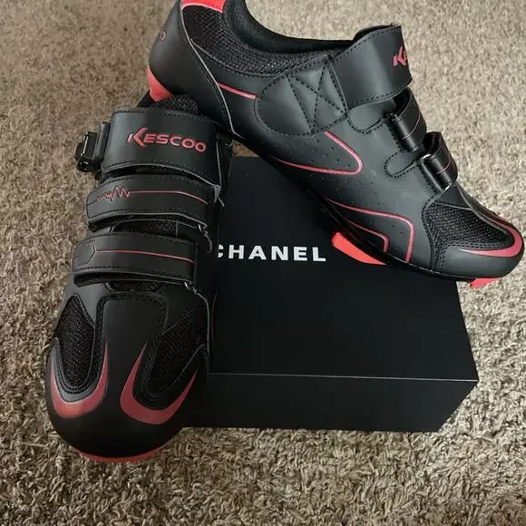 KESCOO Bike Cycling Shoes Unisex Shoes Size 47, US 13 Pelaton Compatible New