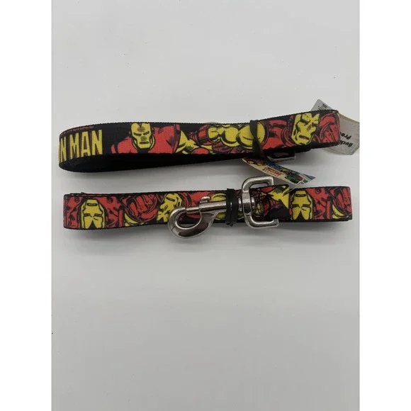 Buckle Down Marvel Iron‎ Man Dog Leash
