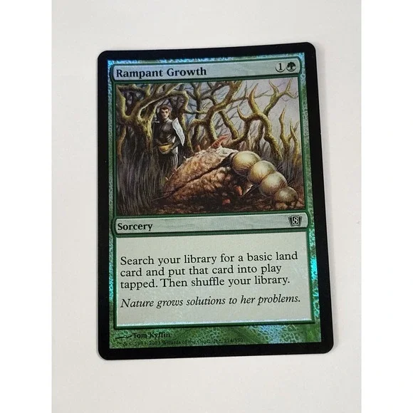 MTG‎ Rampant Growth FOIL 8th Edition #274 Green Common CARD SEE PICS BG.1WAA2032