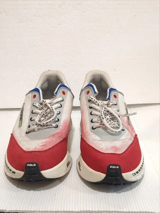 Polo Ralph Lauren Red, White & Blue Mesh Sneakers