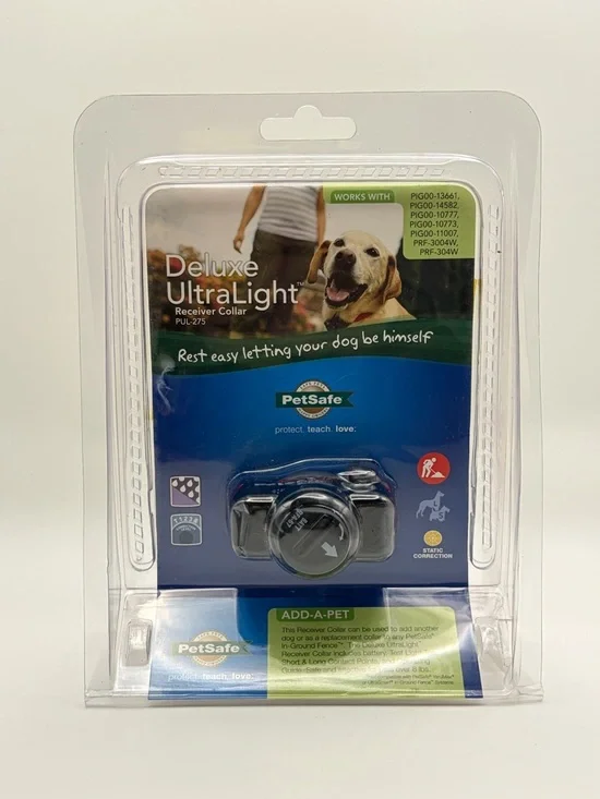 PetSafe PUL-275 In-Ground Deluxe Ultralight Collar Receiver New In Pkg Add A Pet