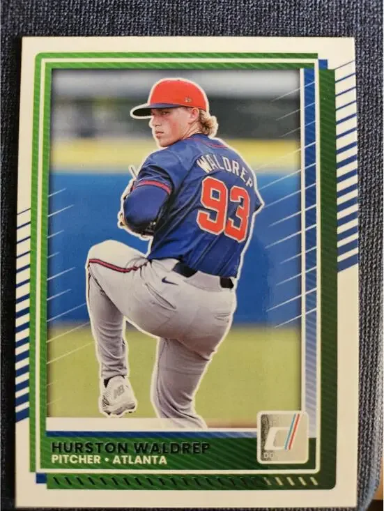Hurston Waldrep - 2025 Panini Donruss baseball - #58 - Braves - RAW Mint