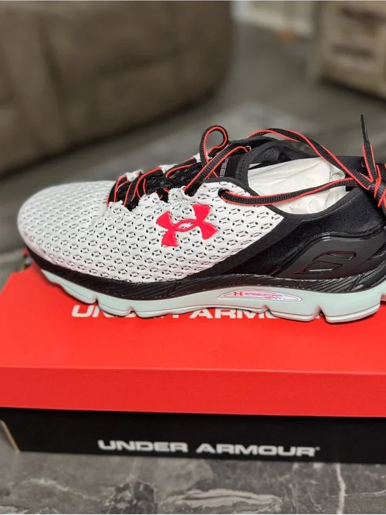 Under Armour White and Red Men's Performance Trainer