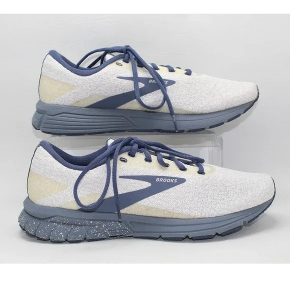 Brooks Signal 3 White Blue Running Shoes Mens 8.5 Athletic Sneakers 1103621D115