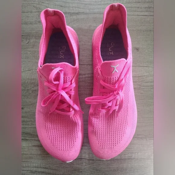 Flux Footwear Adapt Runner Neon Pink Mens Size 13 Athletic Knit Shoes Sneakers