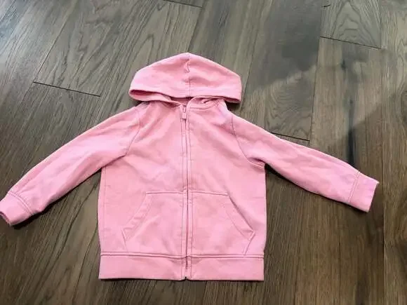 Old Navy Full-Zip Hooded Sweatshirt Pink