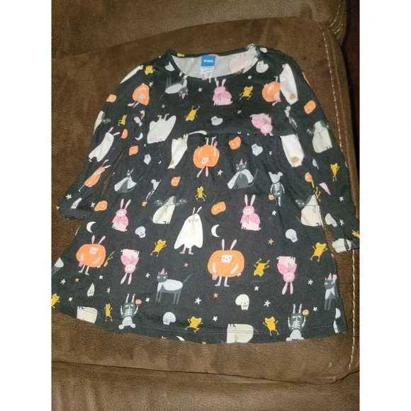 Old navy fall autumn Halloween dress size 18 24 months