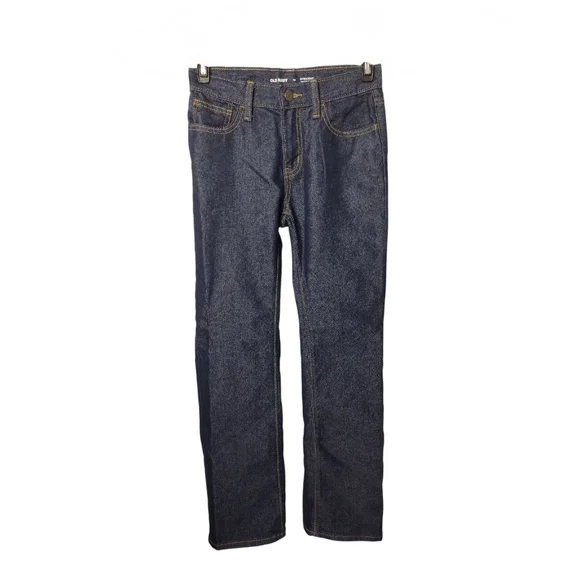 Old Navy Jeans Boys Built Tough Size 10 Straight Dark Wash