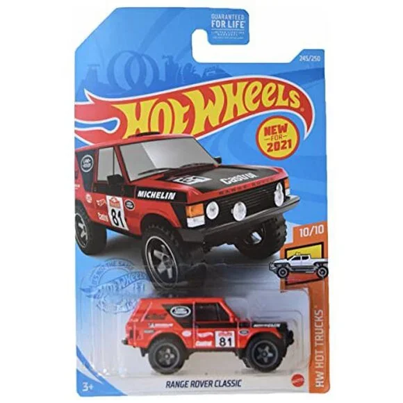 Hot Wheels Range Rover Classic, HW Hot Truck 10/10 Red 245/250