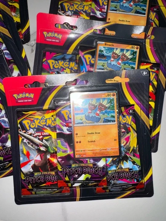 Pokemon Trading Card Pack pitch black
