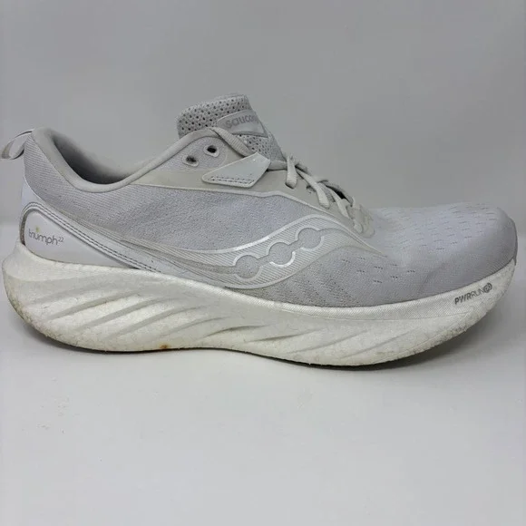 Saucony Triumph 22 Mens Size 11.5 White Running Shoes (S20964-203)