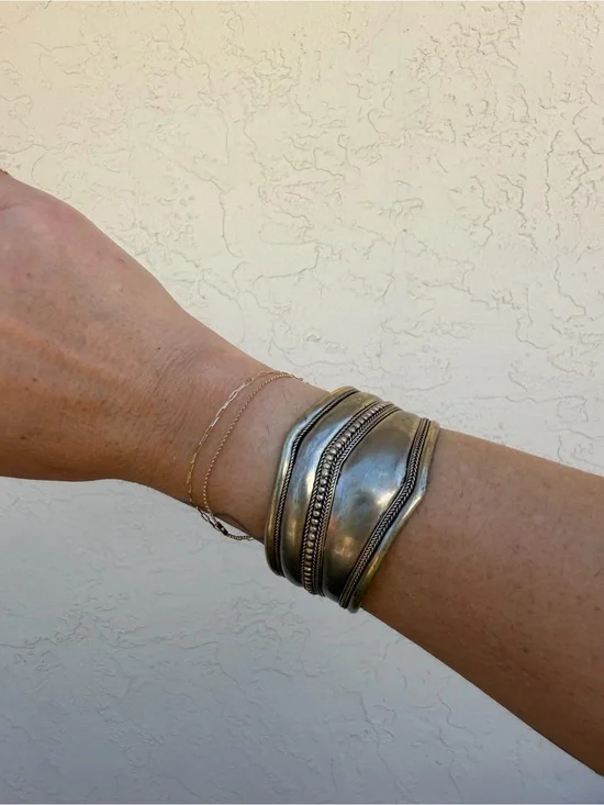 Silver cuff