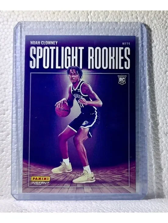 Noah Clowney 2023-24 Panini #21 NBA Spotlight Rookies Basketball Card Nets 1/209