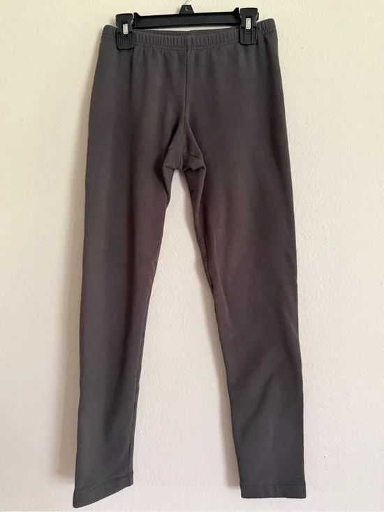 Old Navy Girls Black Full-Length Fitted Fleece Leggings