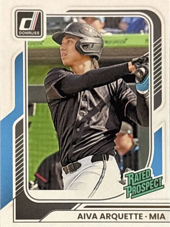Panini Donruss  Aiva Arquette Rated Prospect Trading Card