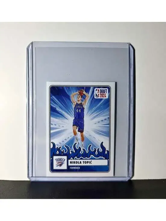 Nikola Topić Rookie Draft 2024-25 Panini NBA #90 Sticker Oklahoma City Thunder