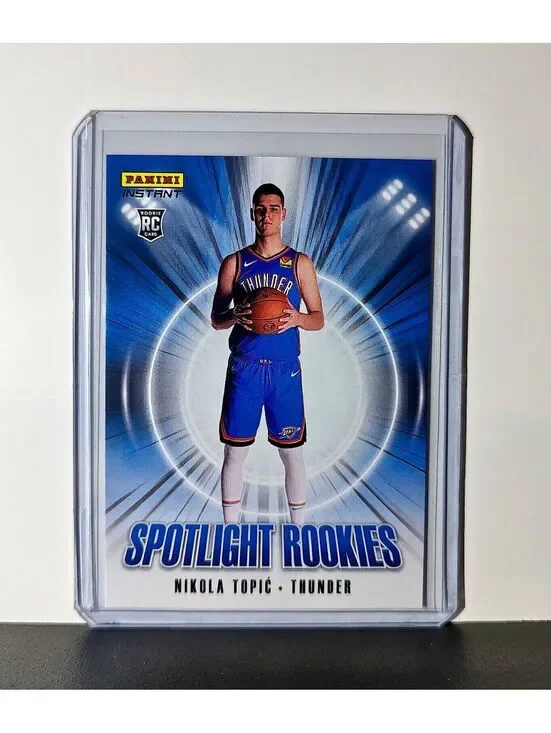 Nikola Topic Rookie 2024-25 Panini Spotlight Rookies NBA #12 Thunder 1 of 170