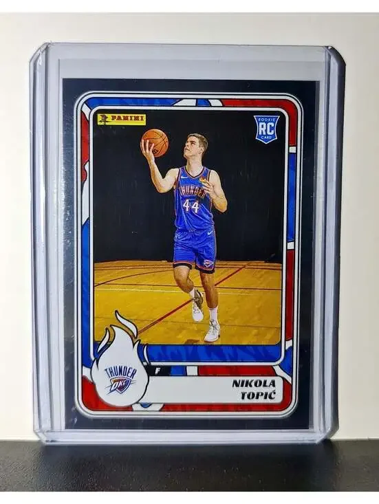 Nikola Topic Rookie 2024-25 Panini NBA #94 Foil Sticker Card Thunder