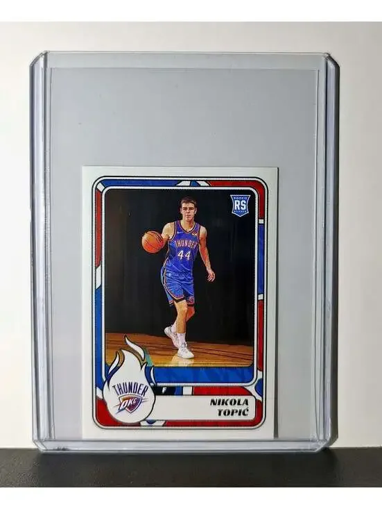 Nikola Topić Rookie 2024-25 Panini NBA #419 Sticker Card Oklahoma City Thunder