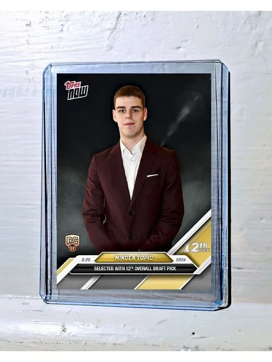 Nikola Topic 2024 Topps Now NBA #D-8 Draft Night Rookie Card OC Thunder
