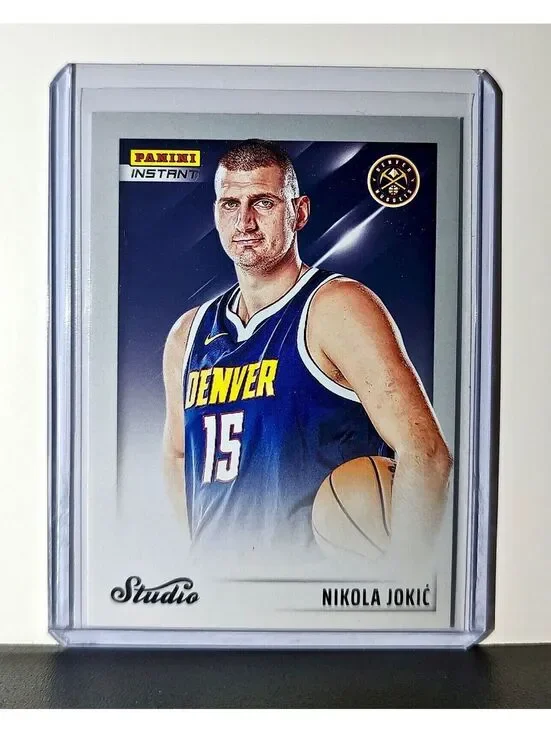 Nikola Jokic 2024-25 Panini NBA Studio #1 Card Denver Nuggets 1/275