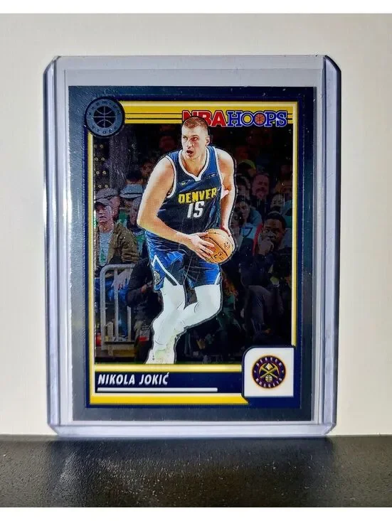 Nikola Jokic 2023-24 Panini Premium Stock NBA Hoops #1 Card Denver Nuggets