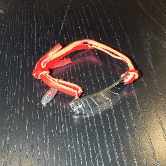 NWT Plunder Pink leather and silver tone Bracelet mix and match 3 for $35