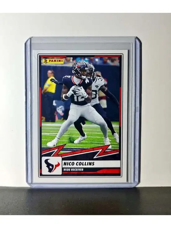 Nico Collins 2025 Panini NFL #20 Sticker Card Houston Texans