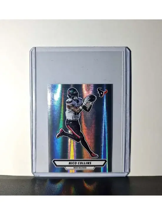 Nico Collins 2025 Panini NFL #181 Foil Sticker Houston Texans