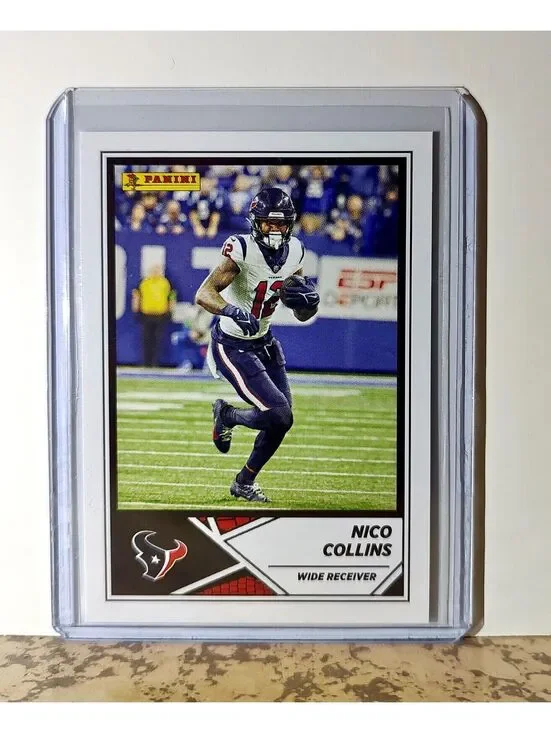 Nico Collins 2024 Panini NFL #6 Sticker Card Houston Texans