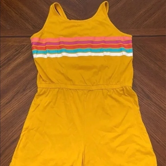 Old Navy Rainbow Striped‎ Romper Girls XXL 16 Plus