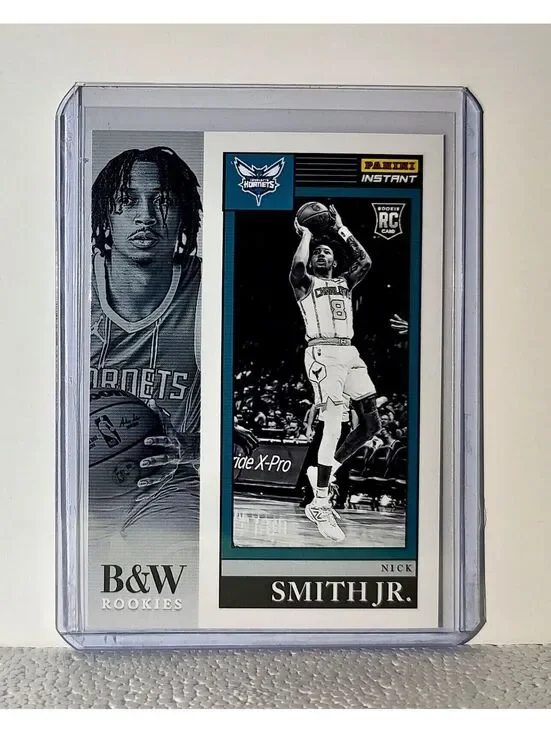 Nick Smith Jr. 2023-24 Panini NBA #17 Black and White Rookies Card 1/326