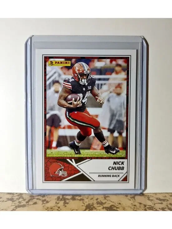 Nick Chubb 2024 Panini NFL #25 Sticker Card Cleveland Browns
