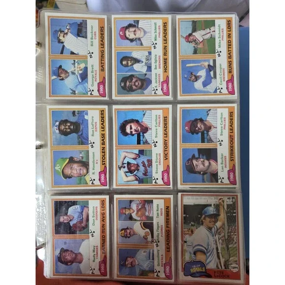 1981 TOPPS Baseball Complete Set + Traded Set 1-858 EX to NM Condition