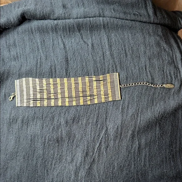 NWT Plunder Gold and Black Bracelet