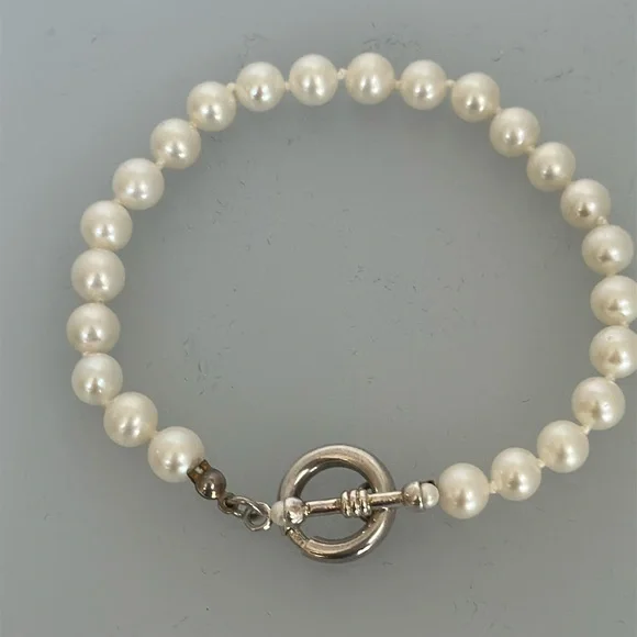925 silver freshwater bracelet
