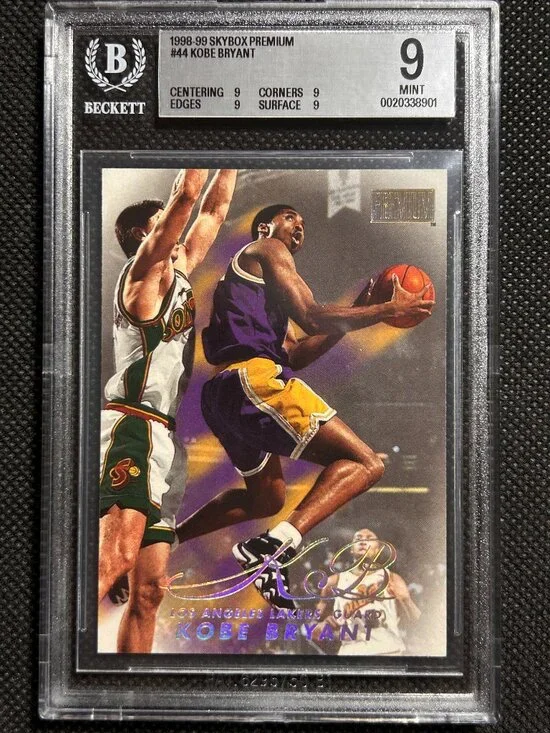 1998 SkyBox Premium Kobe Bryant #44 PSA 9 Mint Lakers HOF