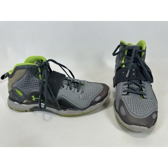 Under Armour Micro G Gridiron Trainer‎ Shoes Turf Shoes Size 11.5 Green Gray