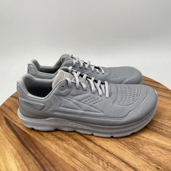 Altra Torin 5 Shoes Mens Size 10 Gray Leather Running Comfort Walking Sneakers