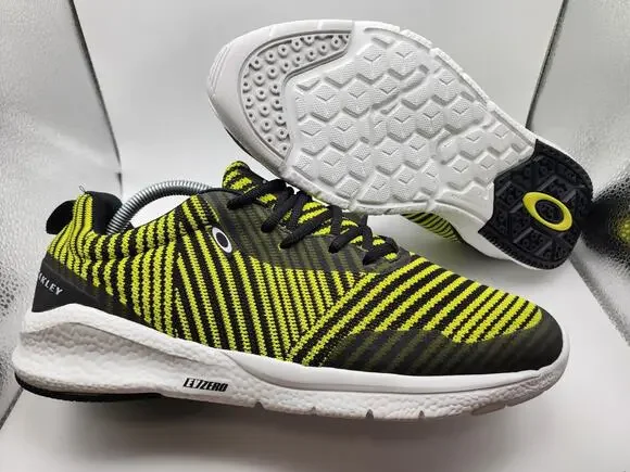 Oakley EV Zero Men's 10 Training Running Green Shoes Sneaker Dry Cross Pattern